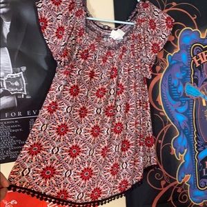 Belle Du Jour Peasant Top